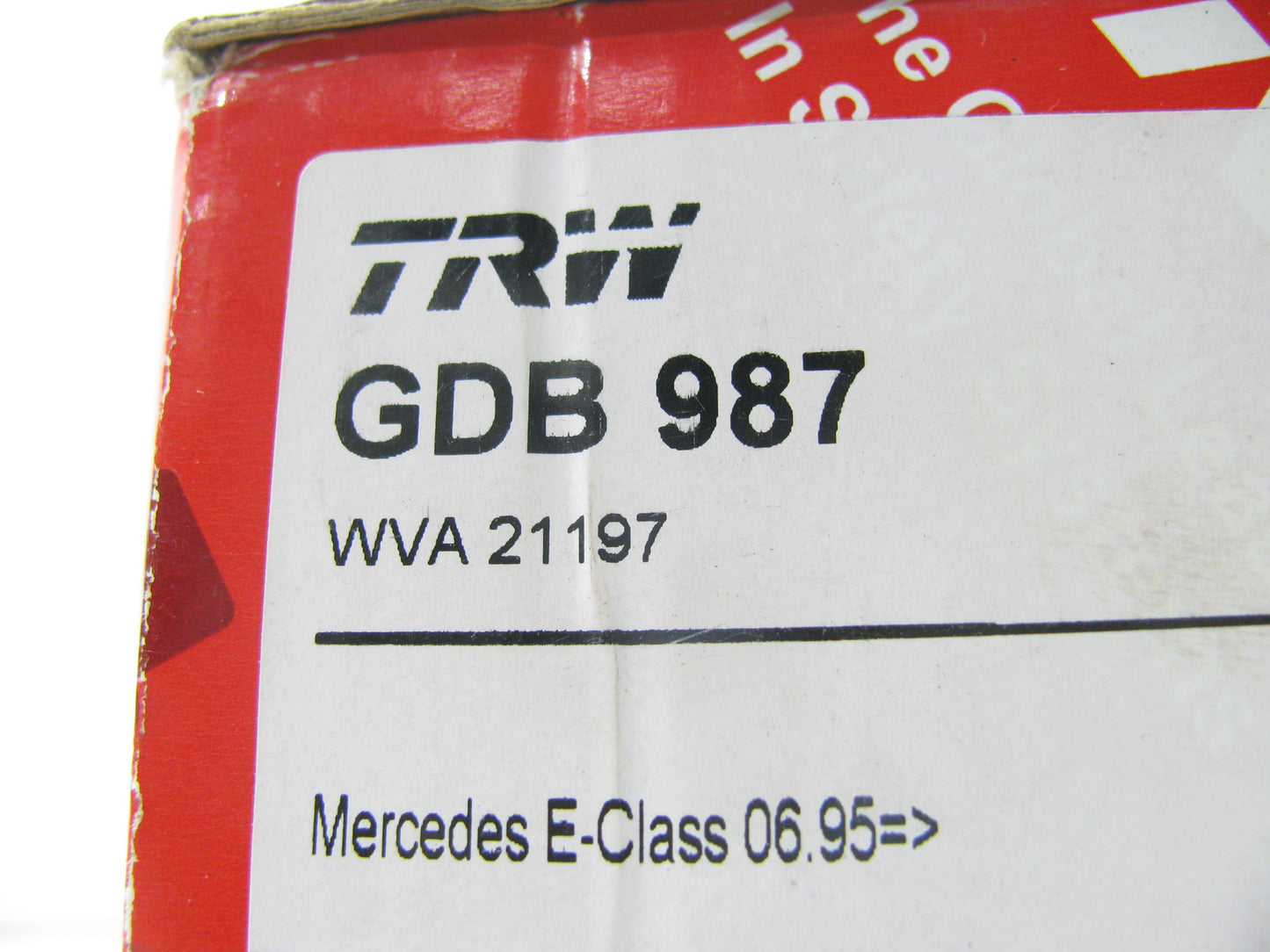 TRW GDB987 Premium Rear Disc Brake Pad Set