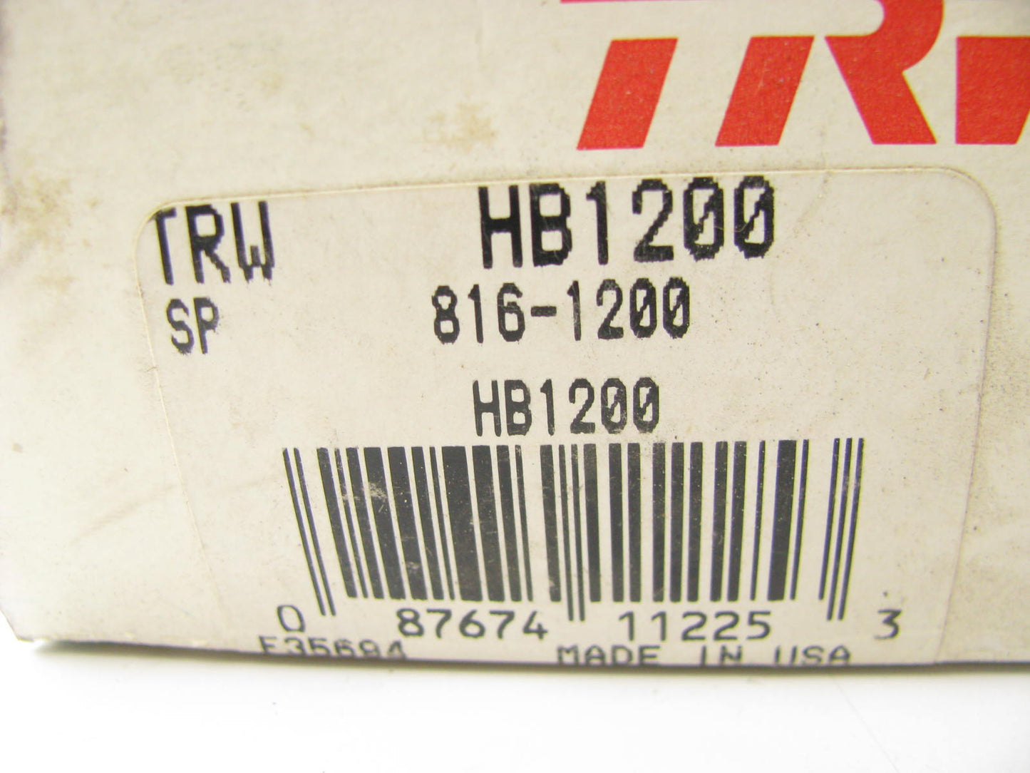 TRW HB1200 Front Right Rack And Pinion Mount Bushing for 1980 Fiat Brava