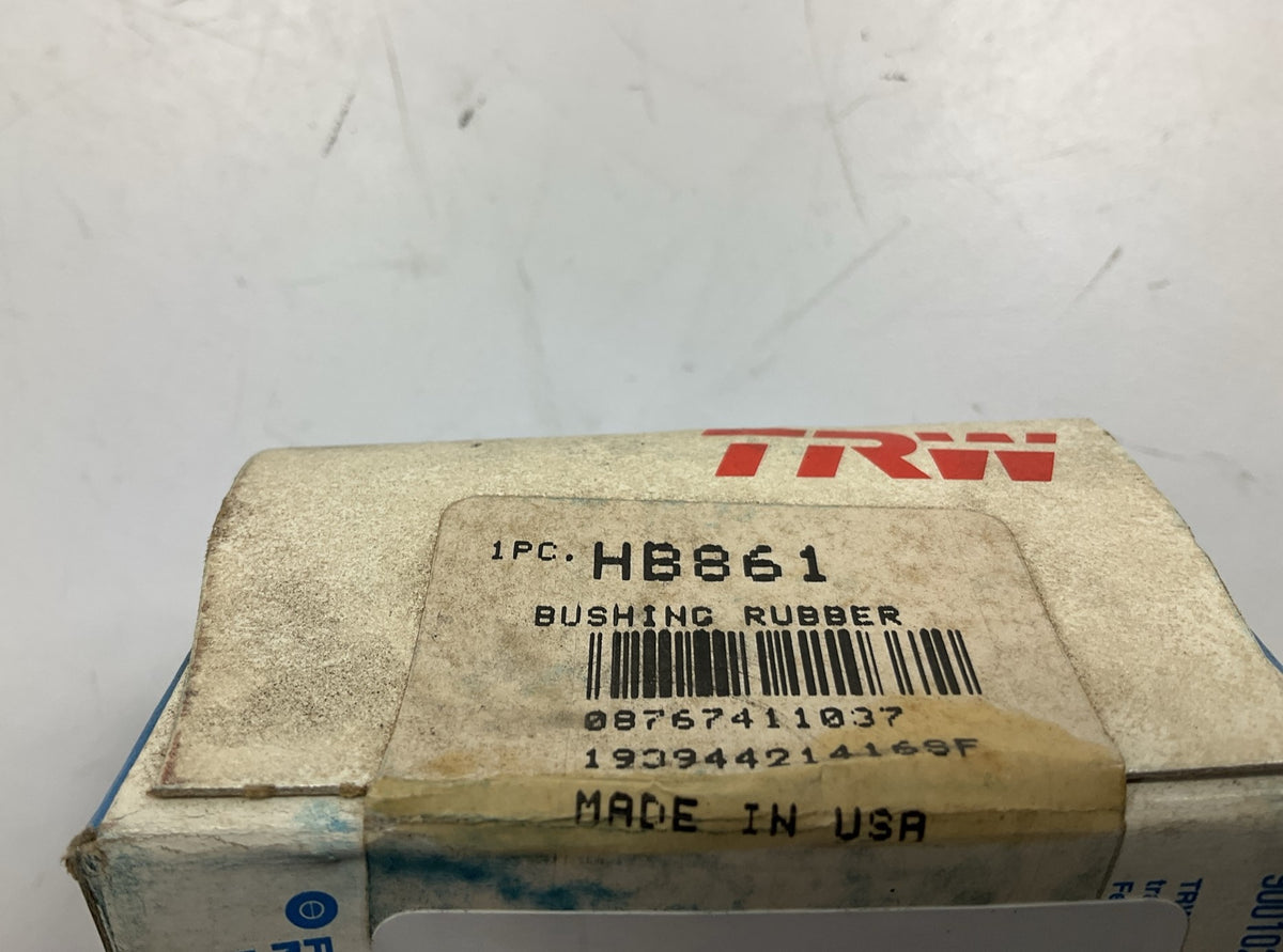 (2) TRW HB861 Leaf Spring Bushings (Rear Forward; Rear Rearward)