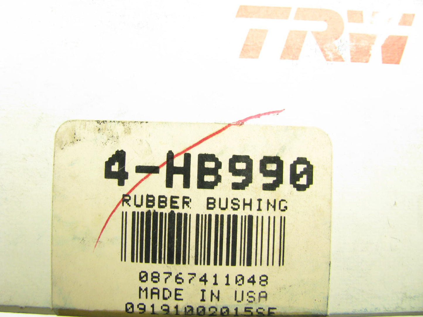 (x4)TRW HB990 CODZ5781A Rear Spring Bushings For 60-63 Falcon, Ranchero, Comet