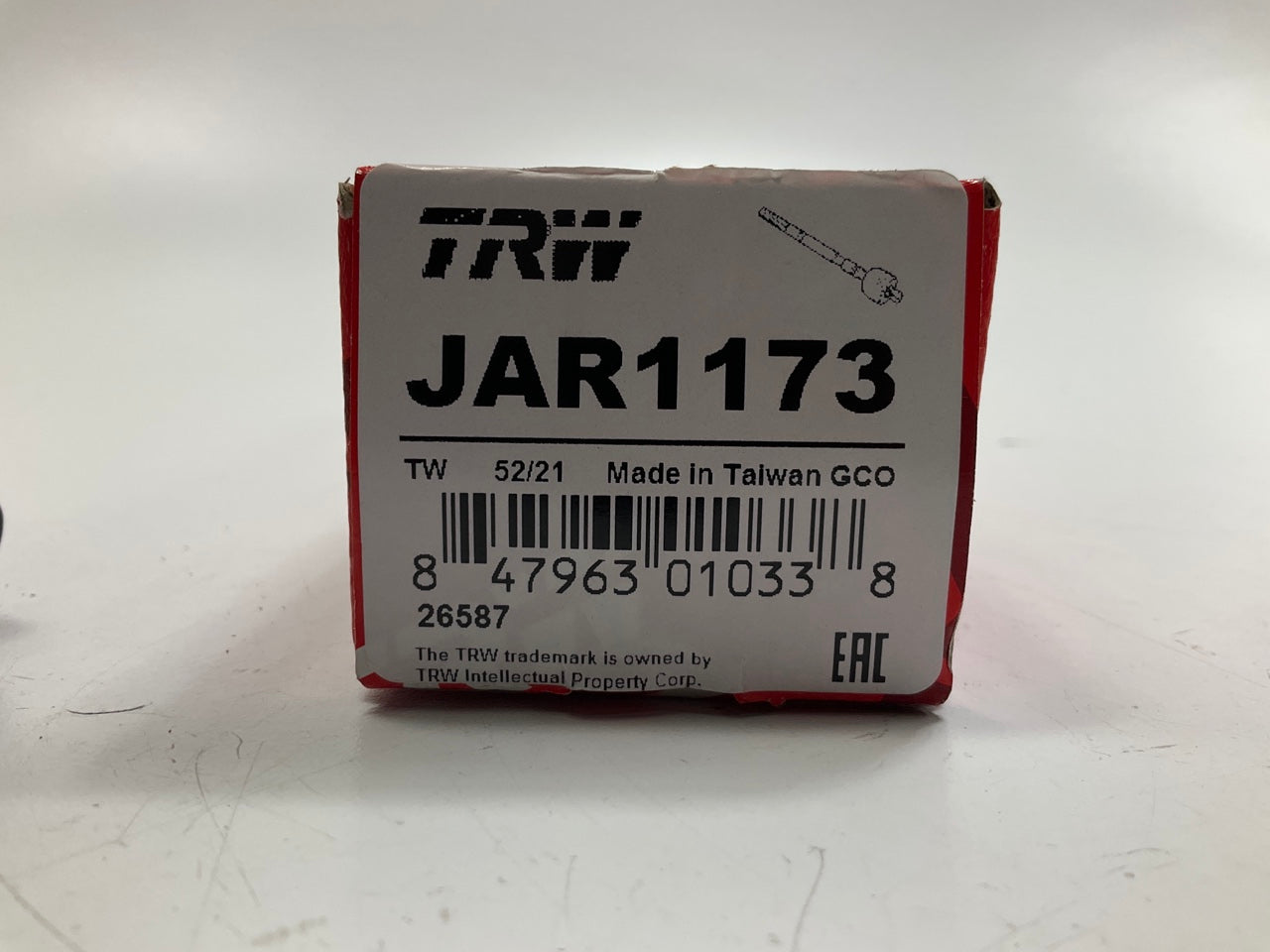 (2) TRW JAR1173 Front Inner Steering Tie Rod End For 2005-2017 Nissan Frontier
