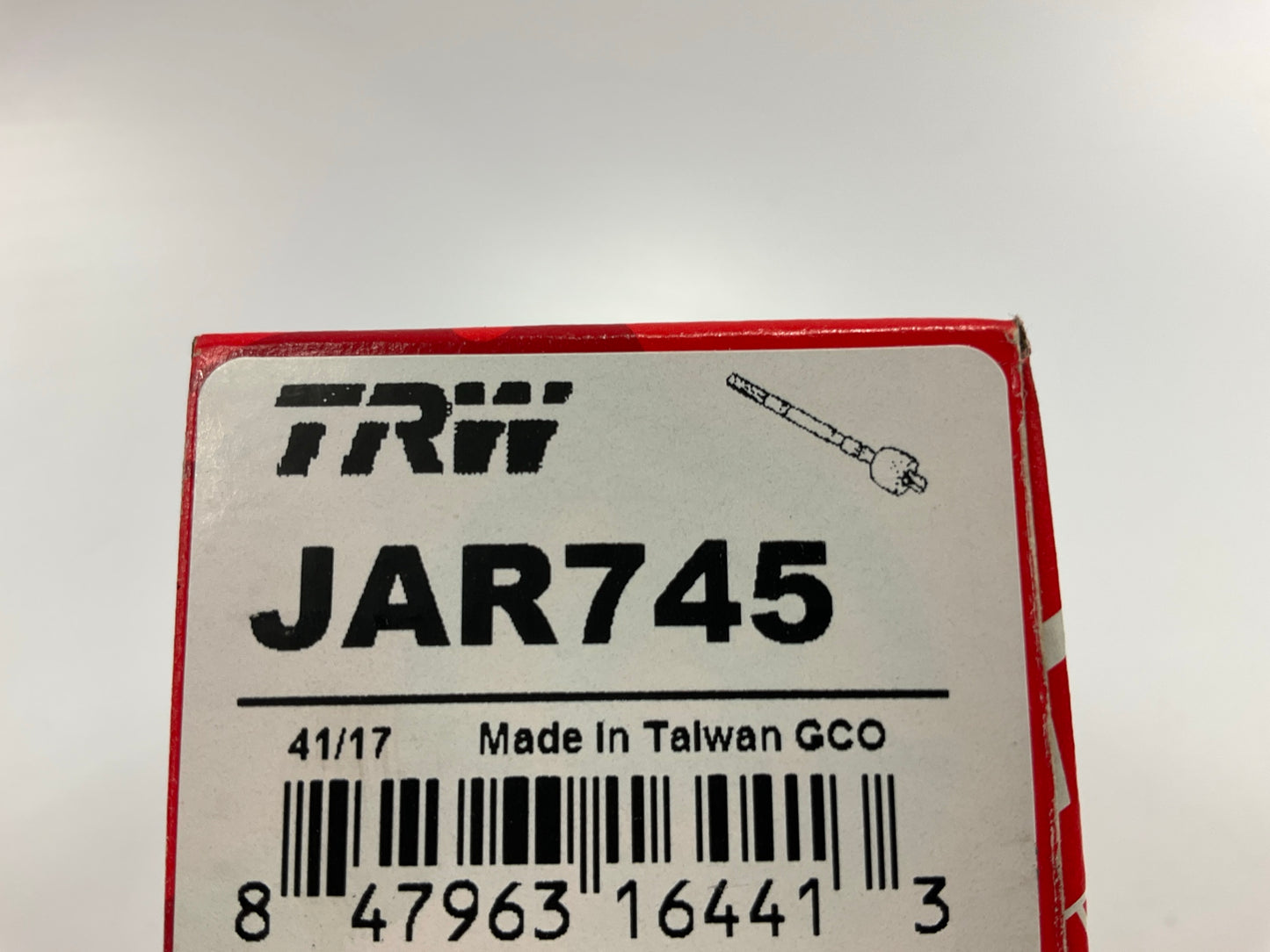 TRW JAR745 Front Inner Steering Tie Rod End For 1991-1995 Mazda MPV