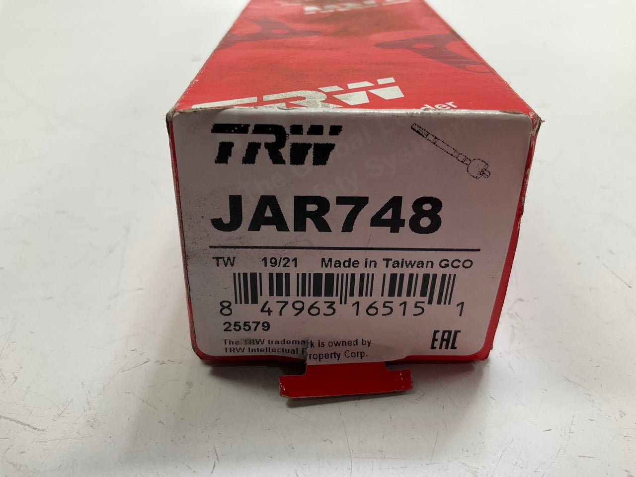 TRW JAR748 Front Inner Steering Tie Rod End For 2001-2003 Toyota Highlander