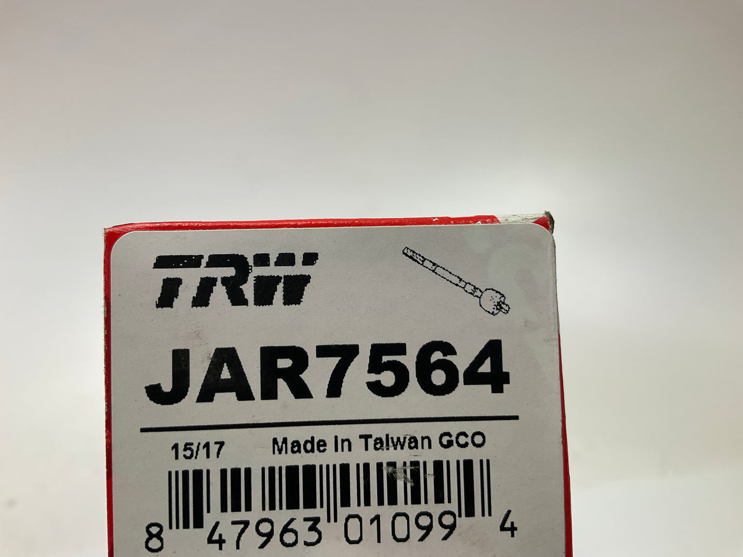 (2) TRW JAR7564 Front Inner Steering Tie Rod End For 2000-2006 Hyundai Accent