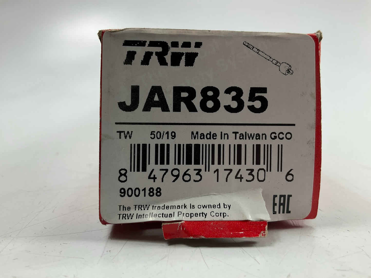 TRW JAR835 Front Inner Steering Tie Rod End For 2007-2012 Acura RDX