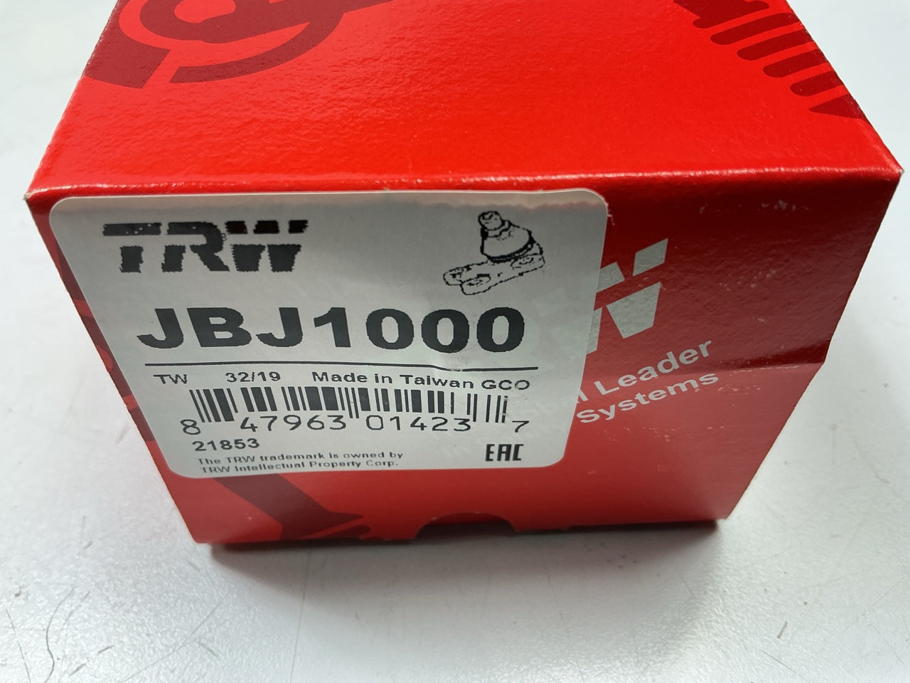(2) TRW JBJ1000 Rear Lower Suspension Ball Joint