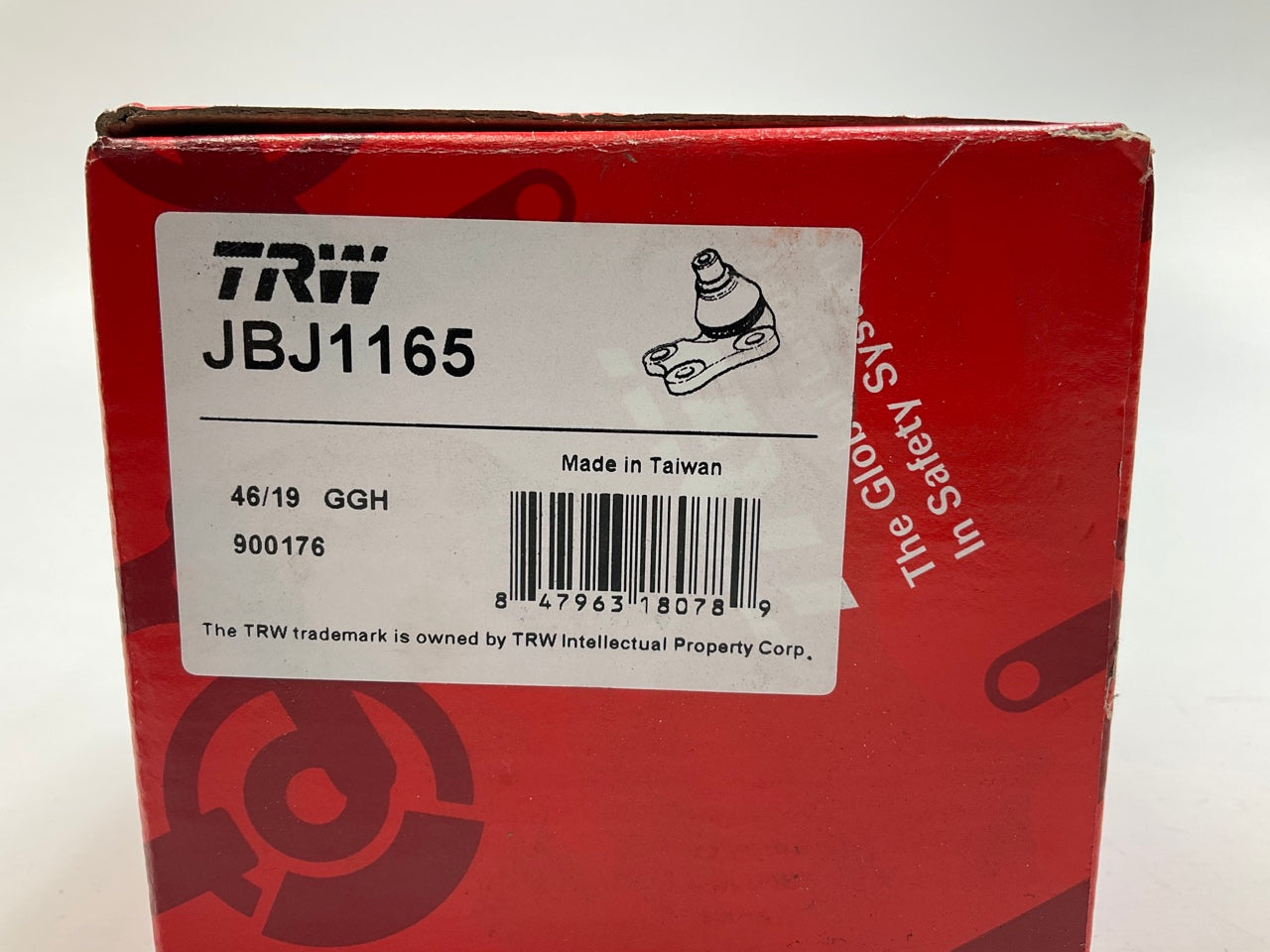 (2) TRW JBJ1165 Rear Upper Suspension Ball Joint For 2001-06 Mitsubishi Montero