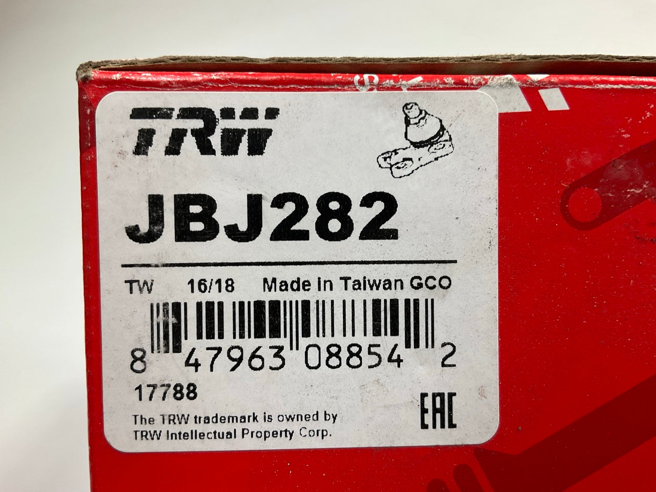 TRW JBJ282 Front Lower Ball Joint For 2009-2017 Chevrolet Traverse