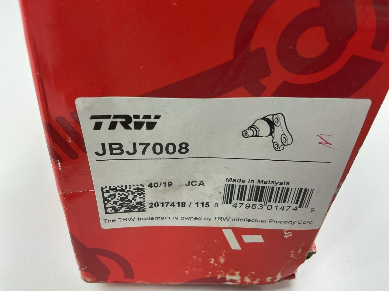 TRW JBJ7008 Front Lower Suspension Ball Joint