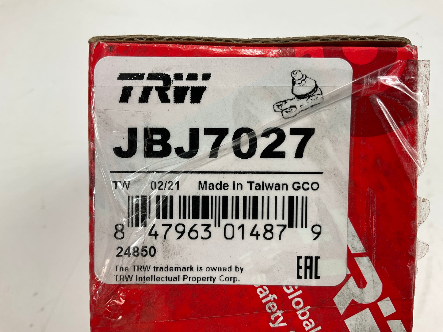 (2) TRW JBJ7027 Front Lower Suspension Ball Joint
