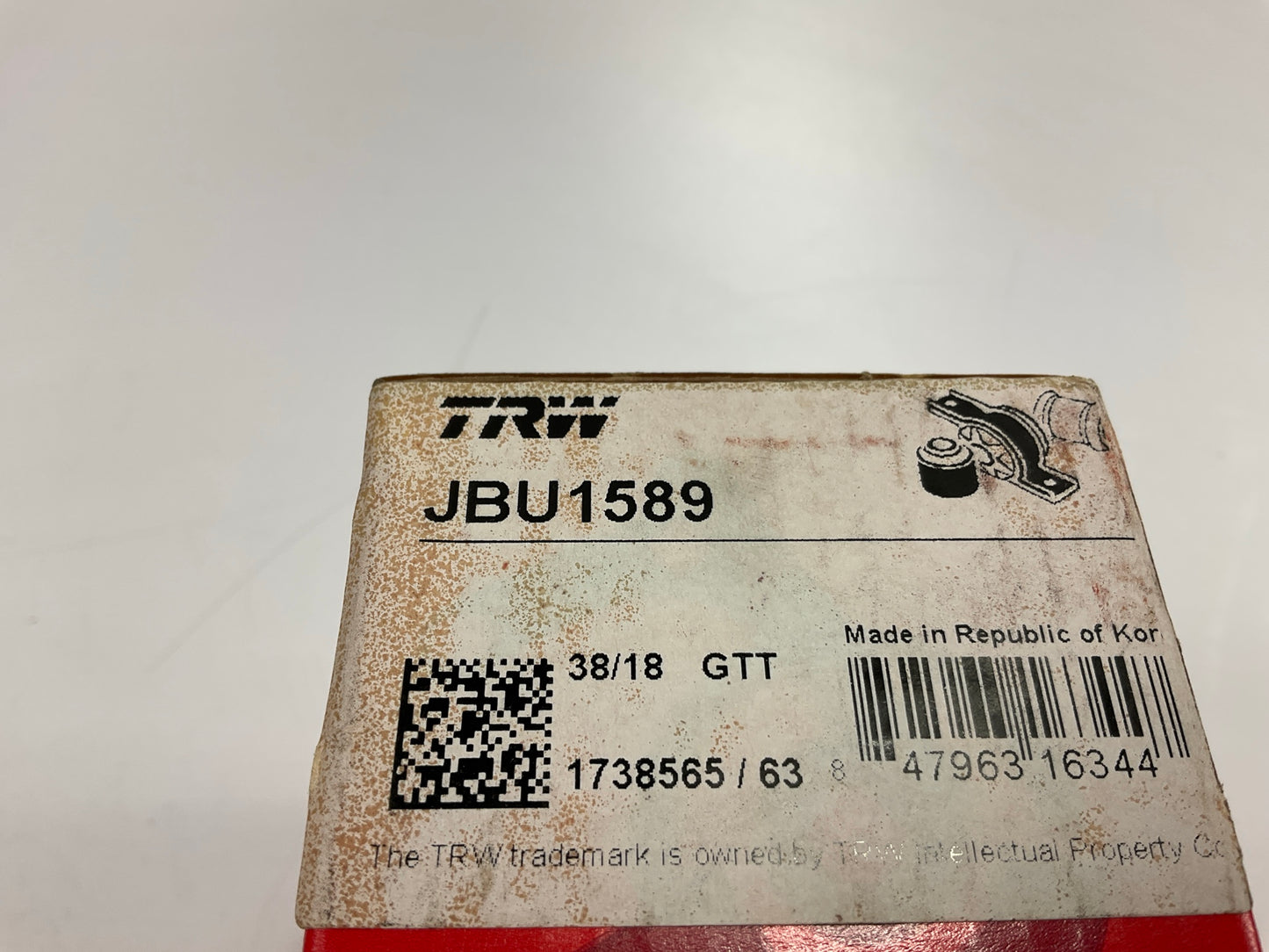 TRW JBU1589 Rear Lower Suspension Control Arm Bushing