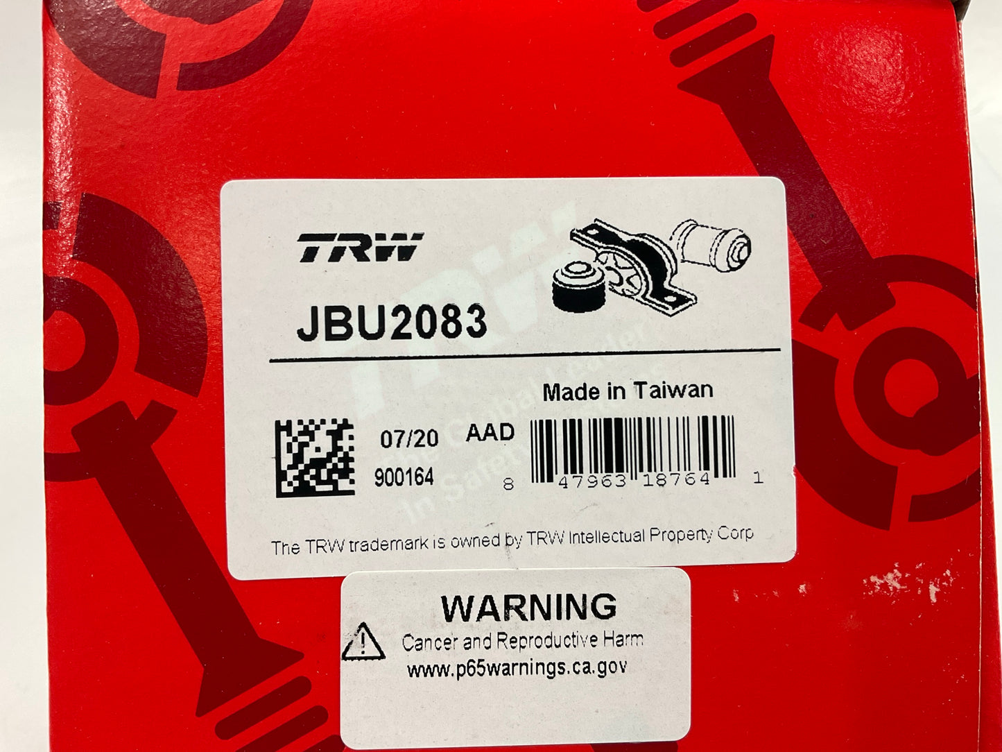 TRW JBU2083 Front Stabilizer Sway Bar Bushing Kit For 2010-2012 Lincoln MKS