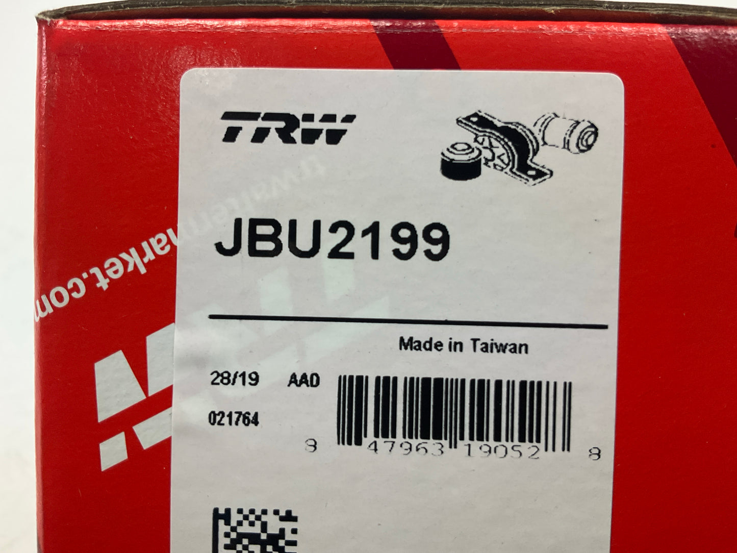 TRW JBU2199 Front Suspension Stabilizer Sway Bar Bushings For 2010-11 Honda Fit