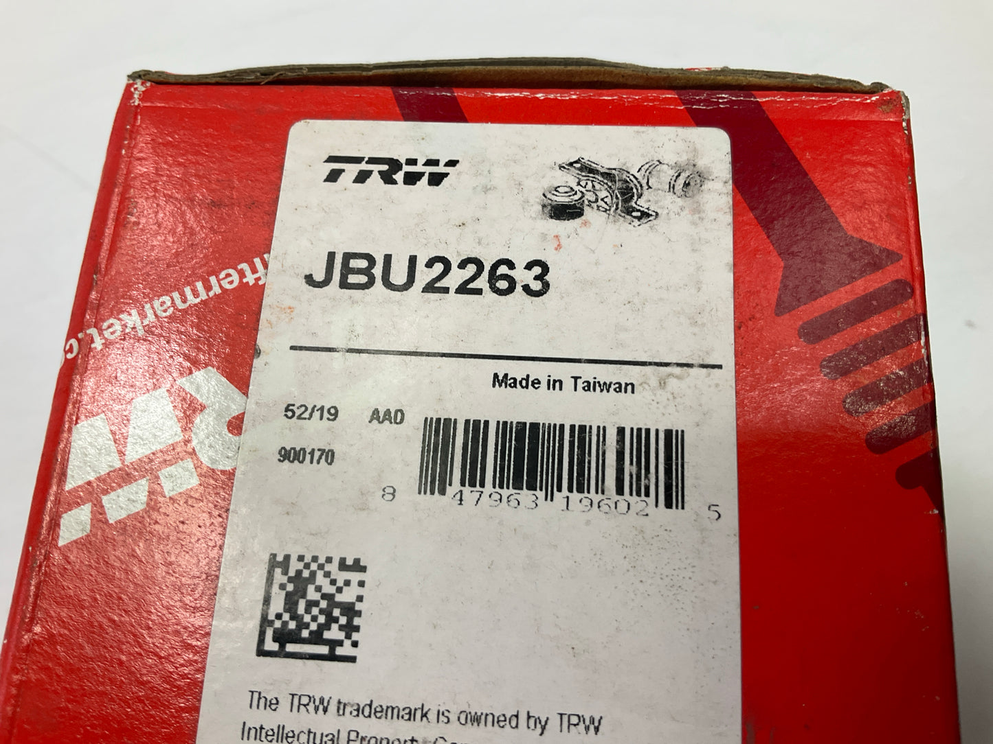 TRW JBU2263 Rear Sway Stabilizer Bar Bushing Kit For 2005-2010 Scion Tc MANUAL