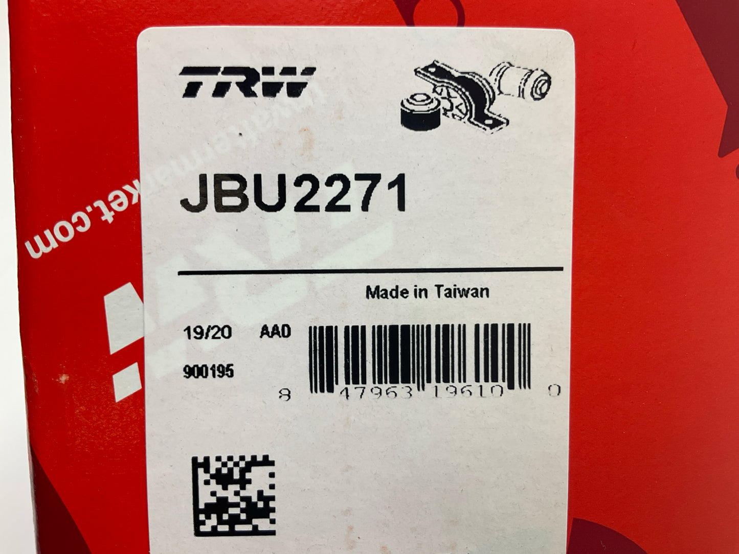 TRW JBU2271 Front Sway Bar Bushings For 2013-2017 Honda Accord