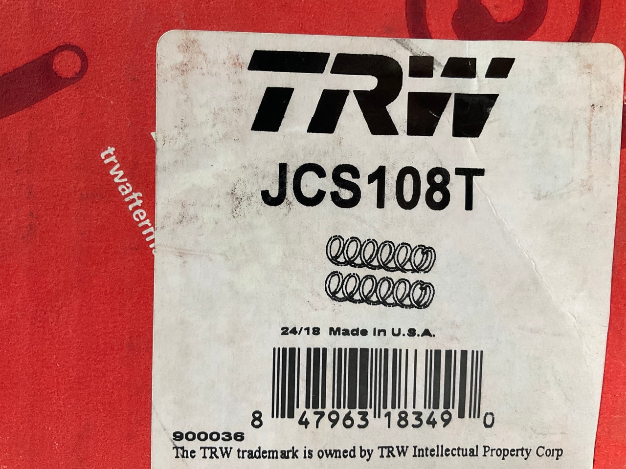 TRW JCS108T Rear Coil Springs For 1996-2001 Saturn SW2