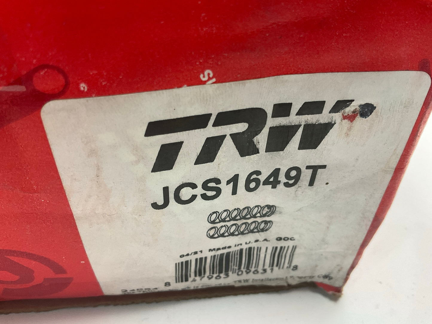 TRW JCS1649T Front Coil Springs For 2002-2003 Ford Explorer