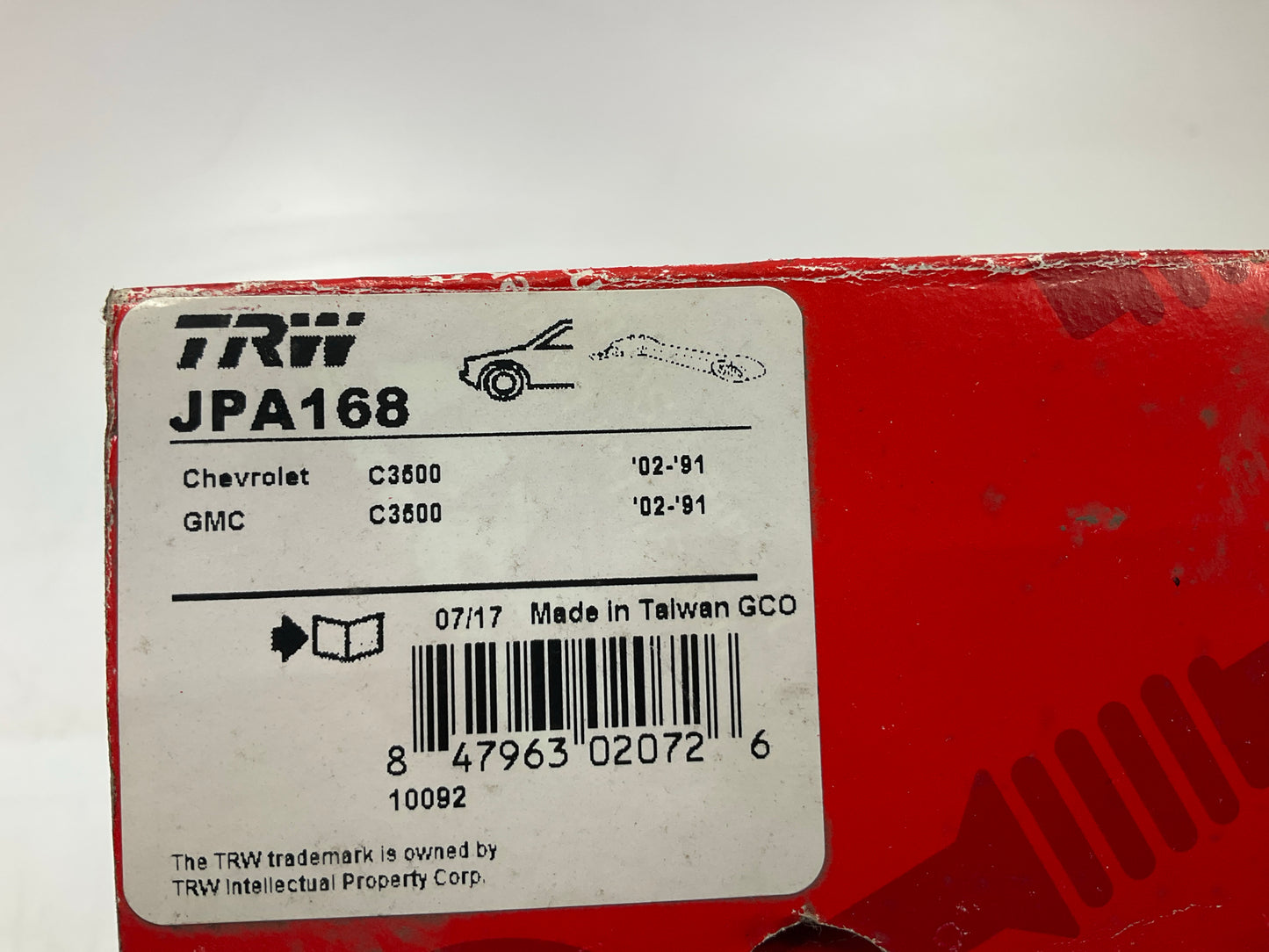 TRW JPA168 Steering Pitman Arm