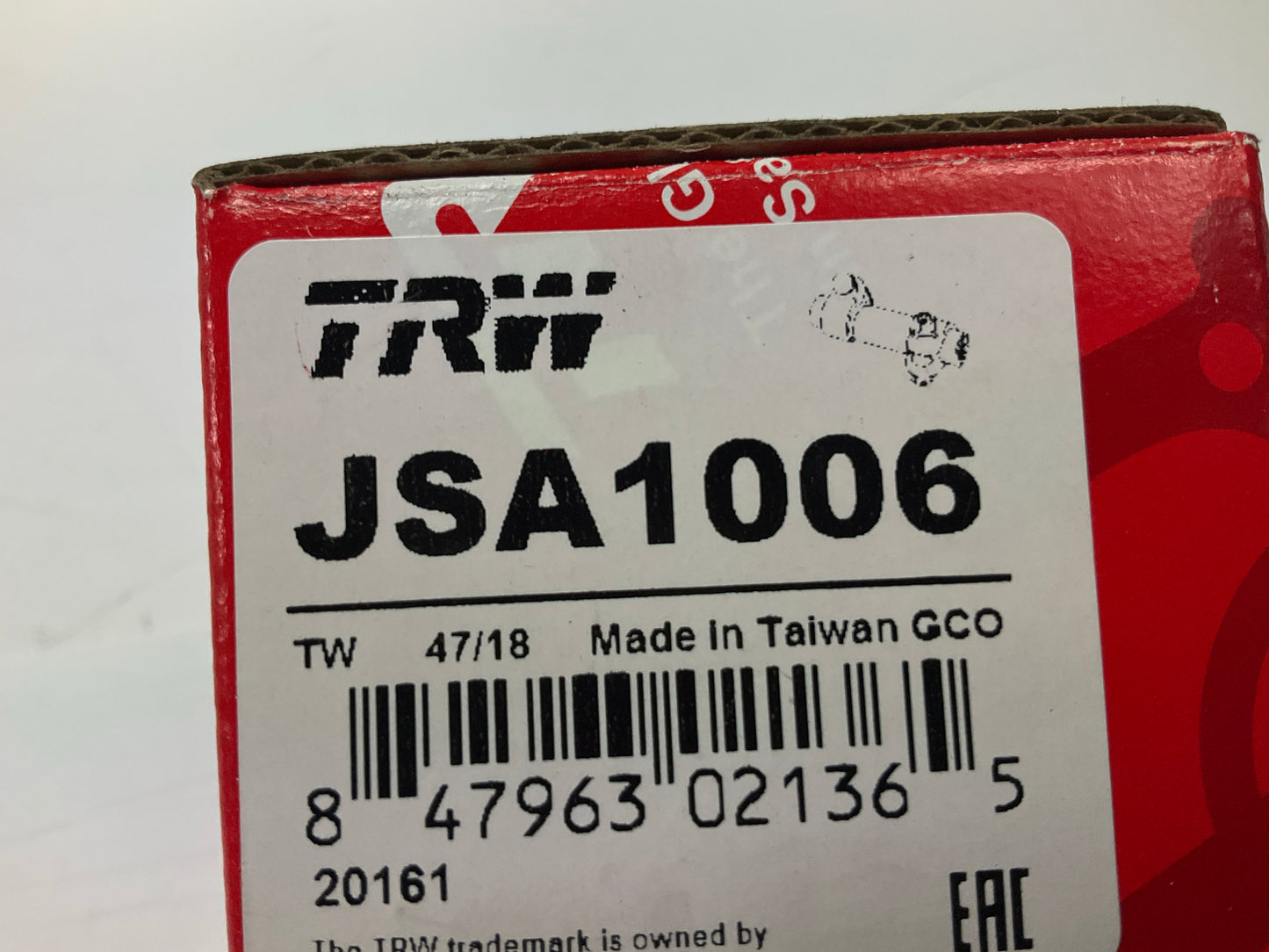 TRW JSA1006 Steering Tie Rod End Adjusting Sleeve