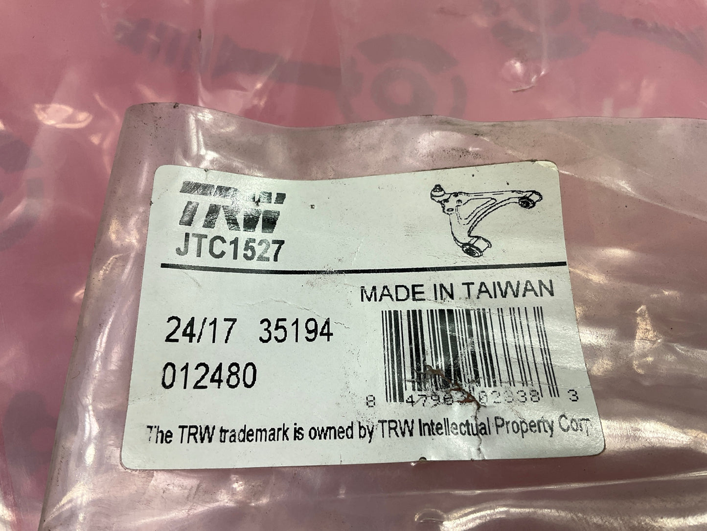 TRW JTC1527 Front Left Lower Control Arm For 2002-2007 Chrysler Town & Country