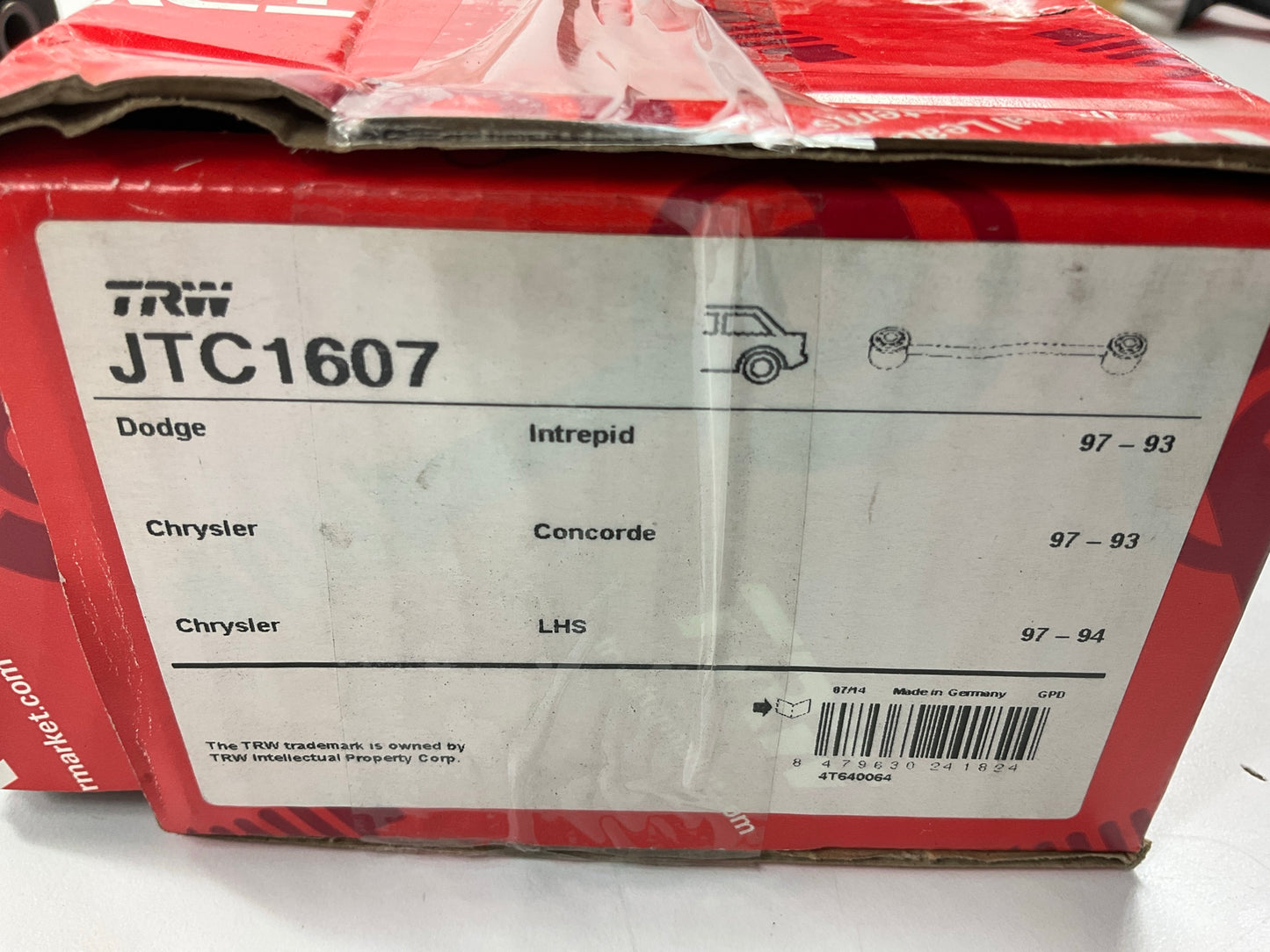 TRW JTC1607 Rear Suspension Trailing Arm 1993-1997 Concorde, Intrepid, Vision