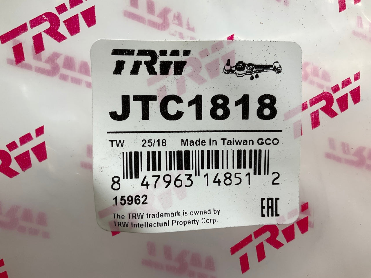 TRW JTC1818 Front Right Lower Suspension Control Arm & Ball Joint Assembly