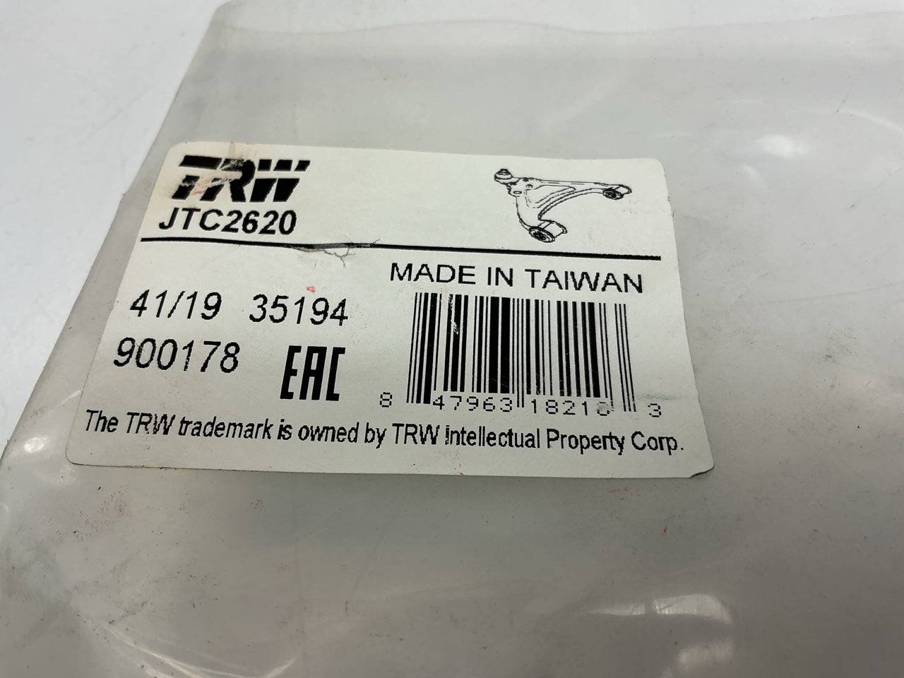 TRW JTC2620 Front Left Lower Control Arm For 2004-2008 Chrysler Pacifica