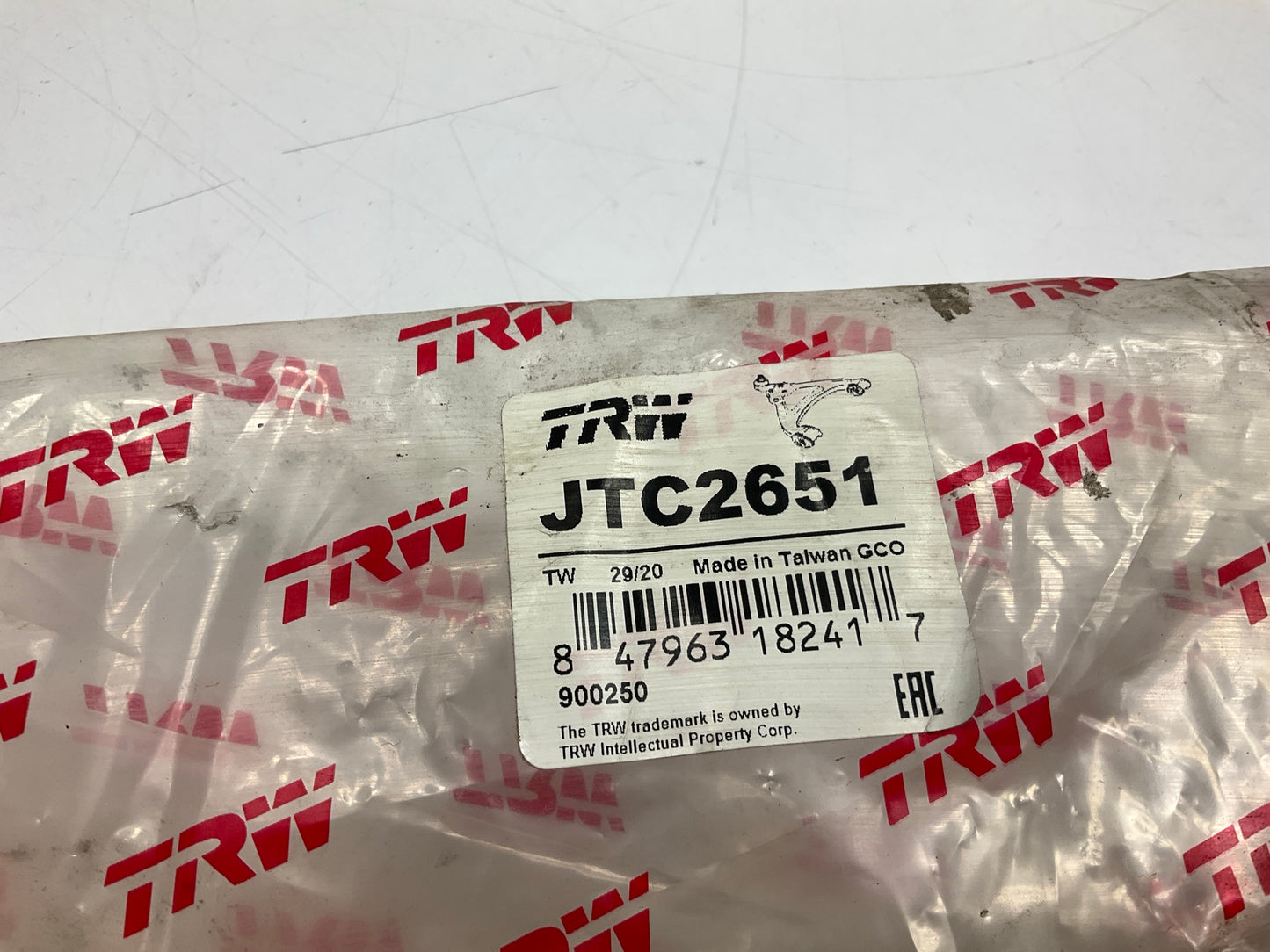 TRW JTC2651 Suspension Control Arm And Ball Joint Assembly, Front Right Upper