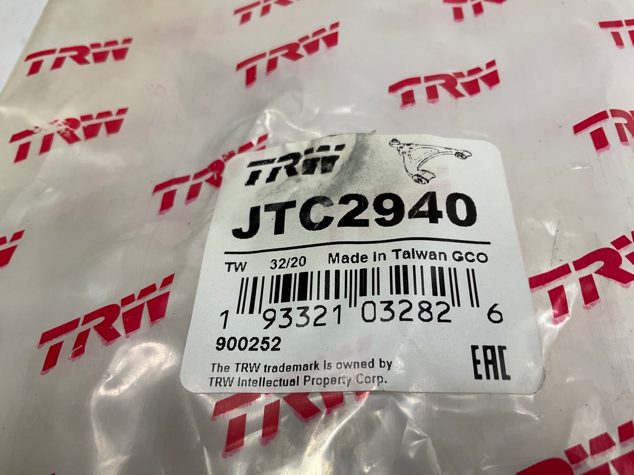 TRW JTC2940 Rear Right Lower Rearward Adjustable Suspension Control Arm