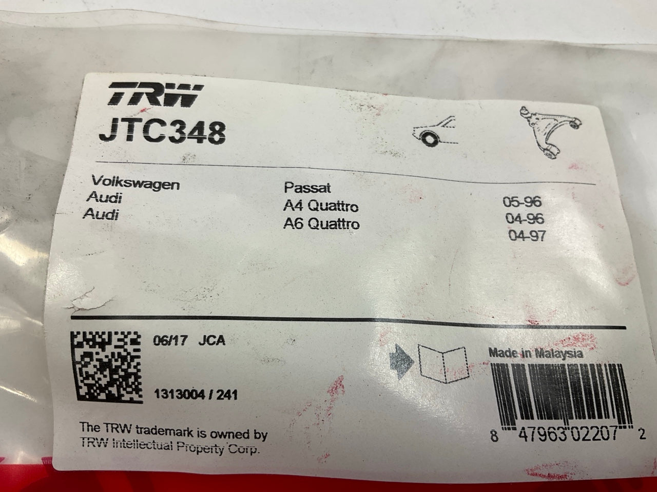 TRW JTC348 Front Left Lower (Rearward) Control Arm