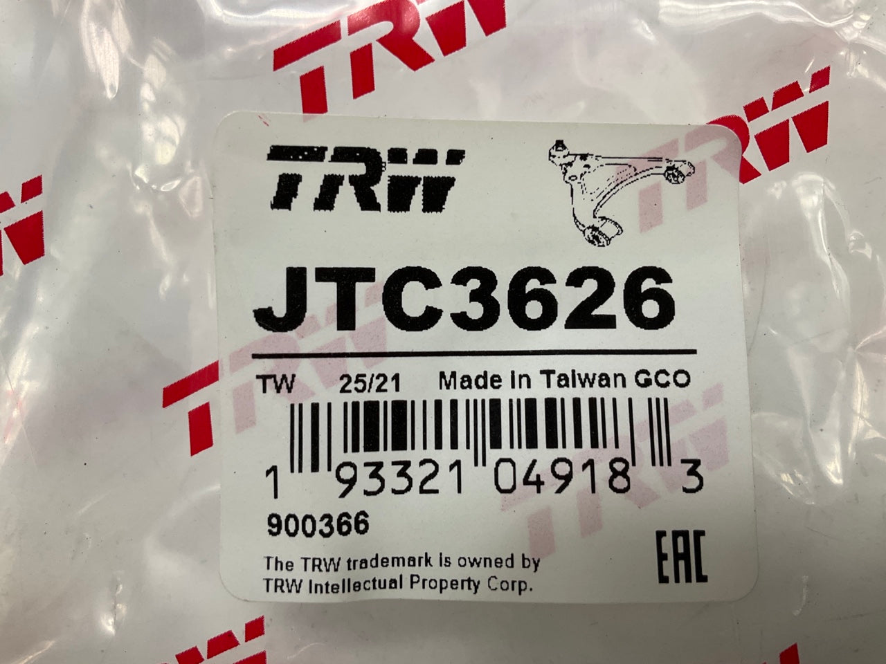 (2) TRW JTC3626 Rear Trailing Control Arms - 2009-2015 Toyota Venza AWD ONLY
