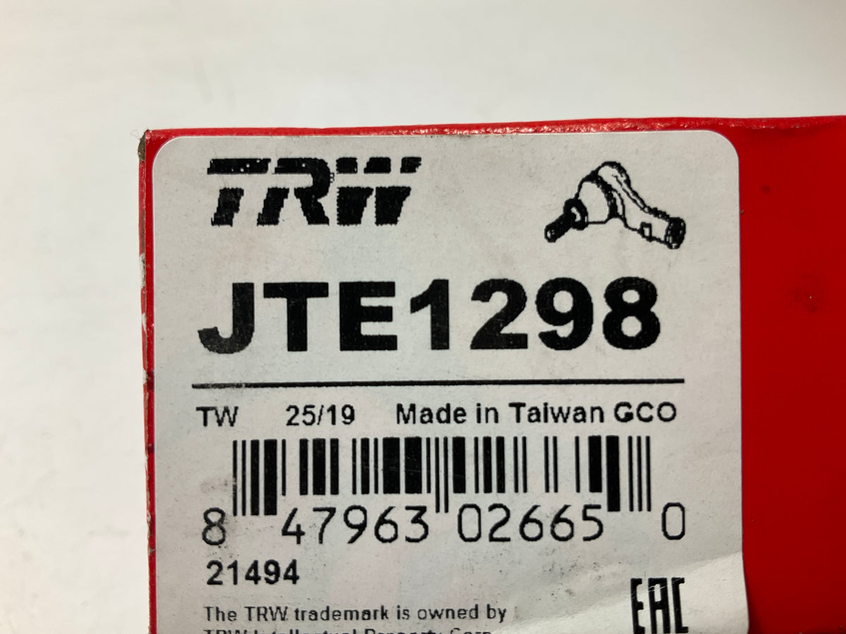 TRW JTE1298 Outer Steering Tie Rod End