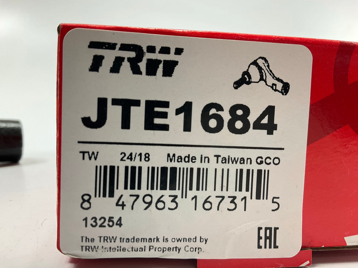 (2) TRW JTE1684 Front Outer Steering Tie Rod Ends - 1984-1987 Pontiac Fiero