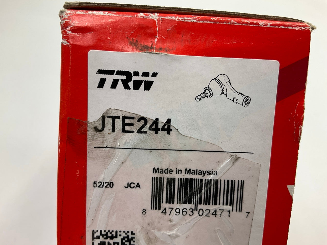 TRW JTE244 Front Outer Steering Tie Rod End