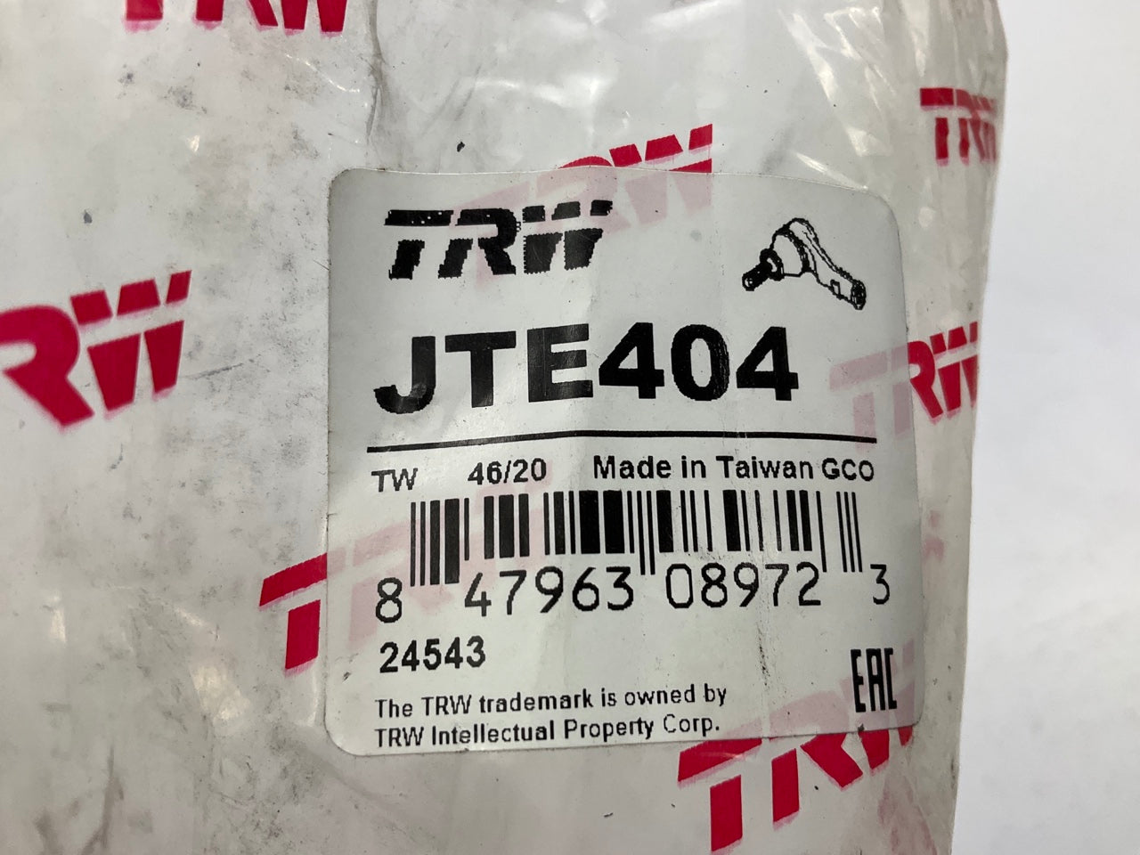 TRW JTE404 Rear Outer Steering Tie Rod End For 2002-2005 Ford Explorer