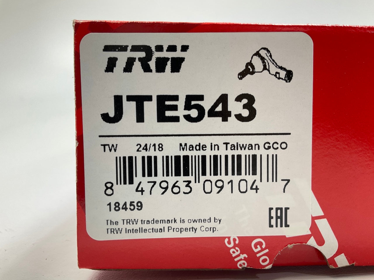 TRW JTE543 Front Right Outer Steering Tie Rod End