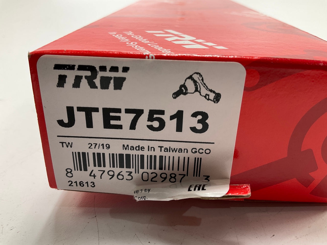 TRW JTE7513 Front Outer Steering Tie Rod End For 1984-1987 Nissan 300ZX