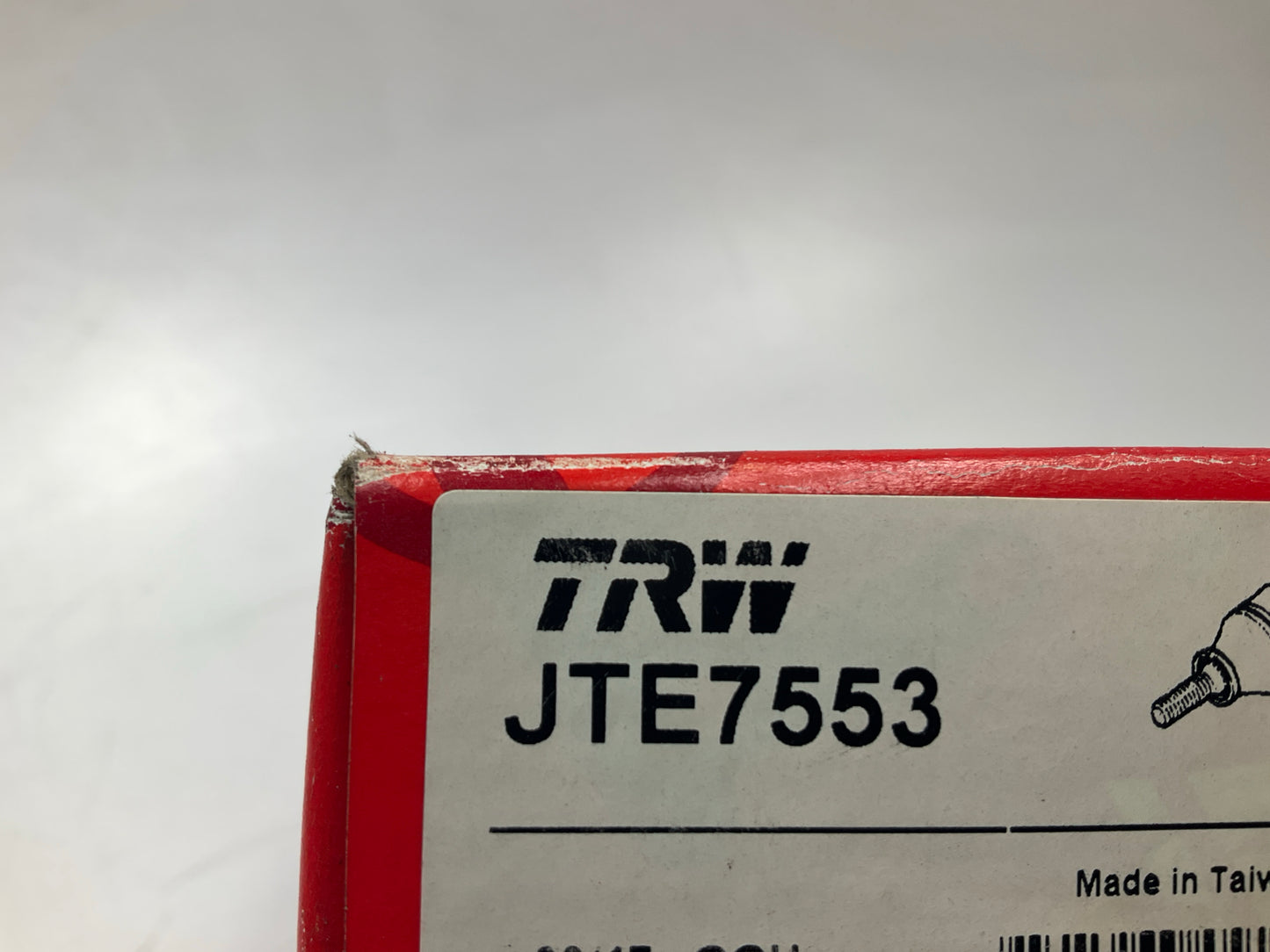 TRW JTE7553 Left Outer Steering Tie Rod End For 2001-2003 Toyota Prius