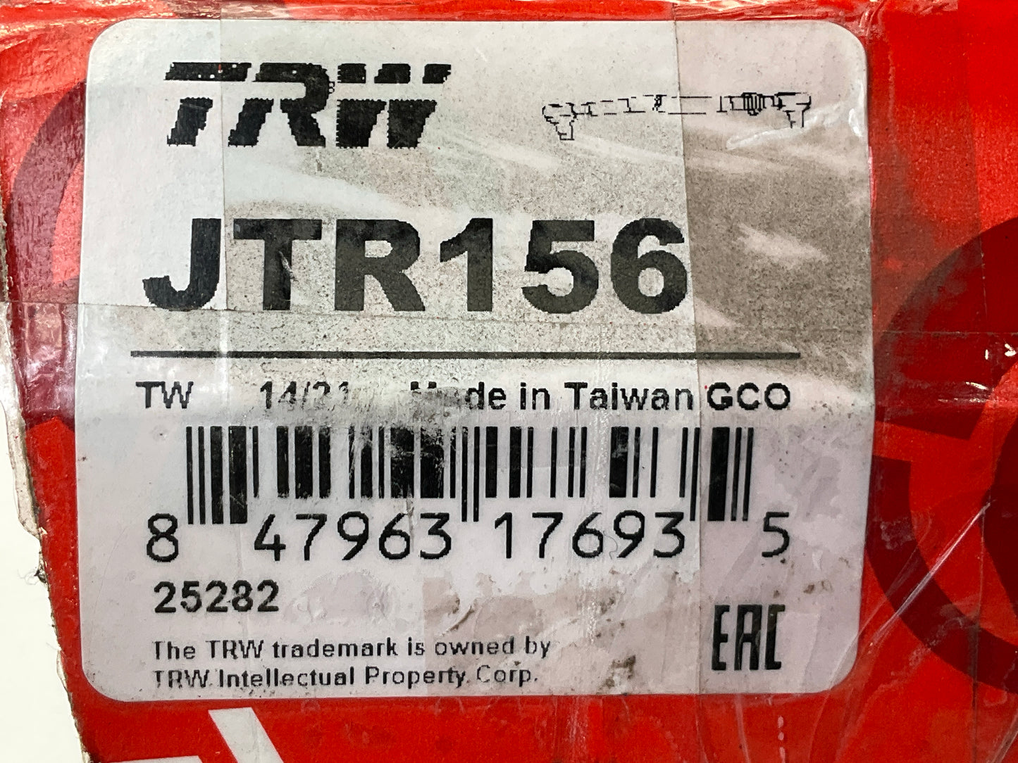 TRW JTR156 Front Inner Steering Drag Link For 05-10 Ford F-450 F-550 Super Duty