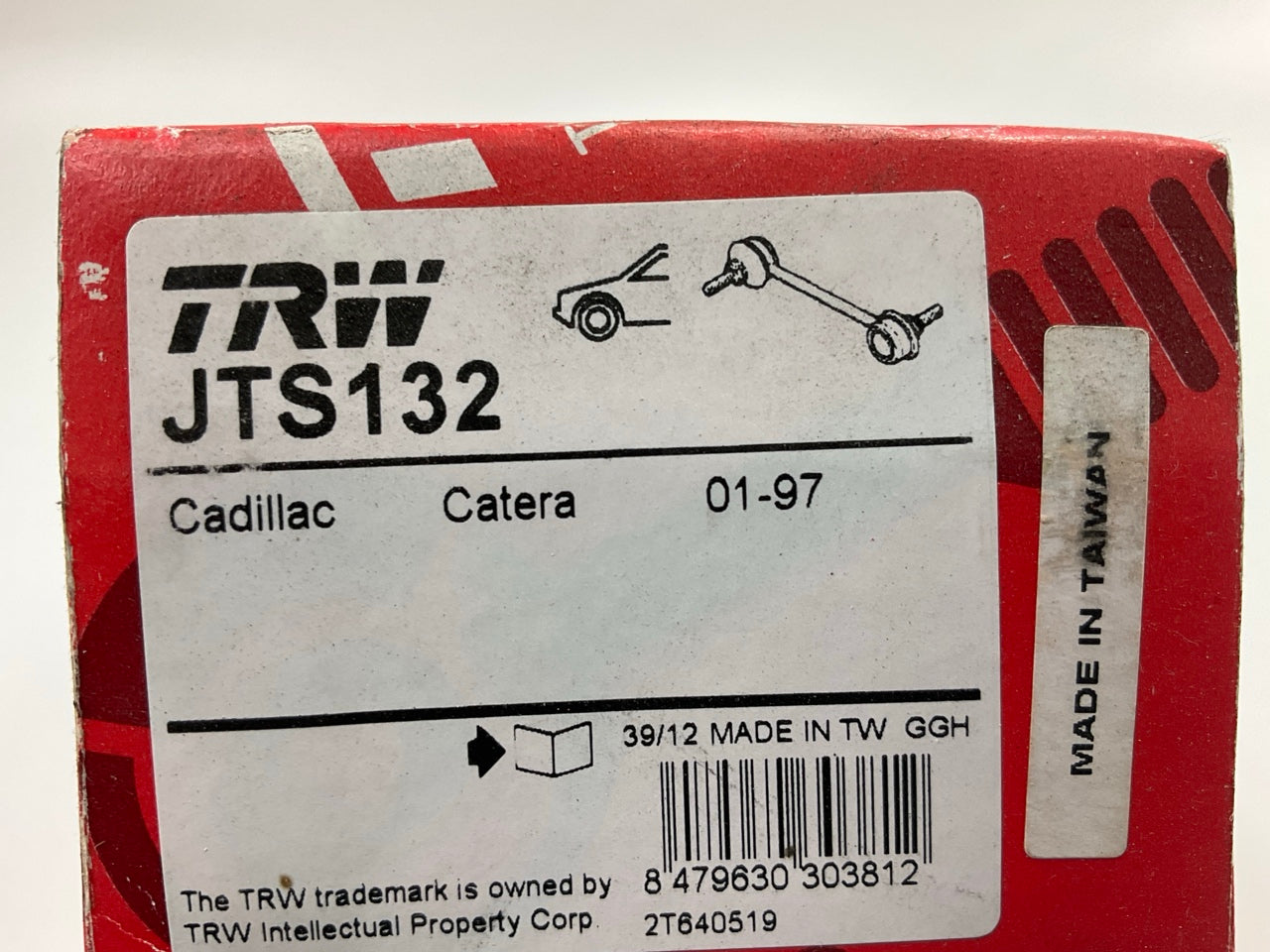 (2) TRW JTS132 Front Stabilizer Sway Bar Link Kit For 1997-2001 Cadillac Catera