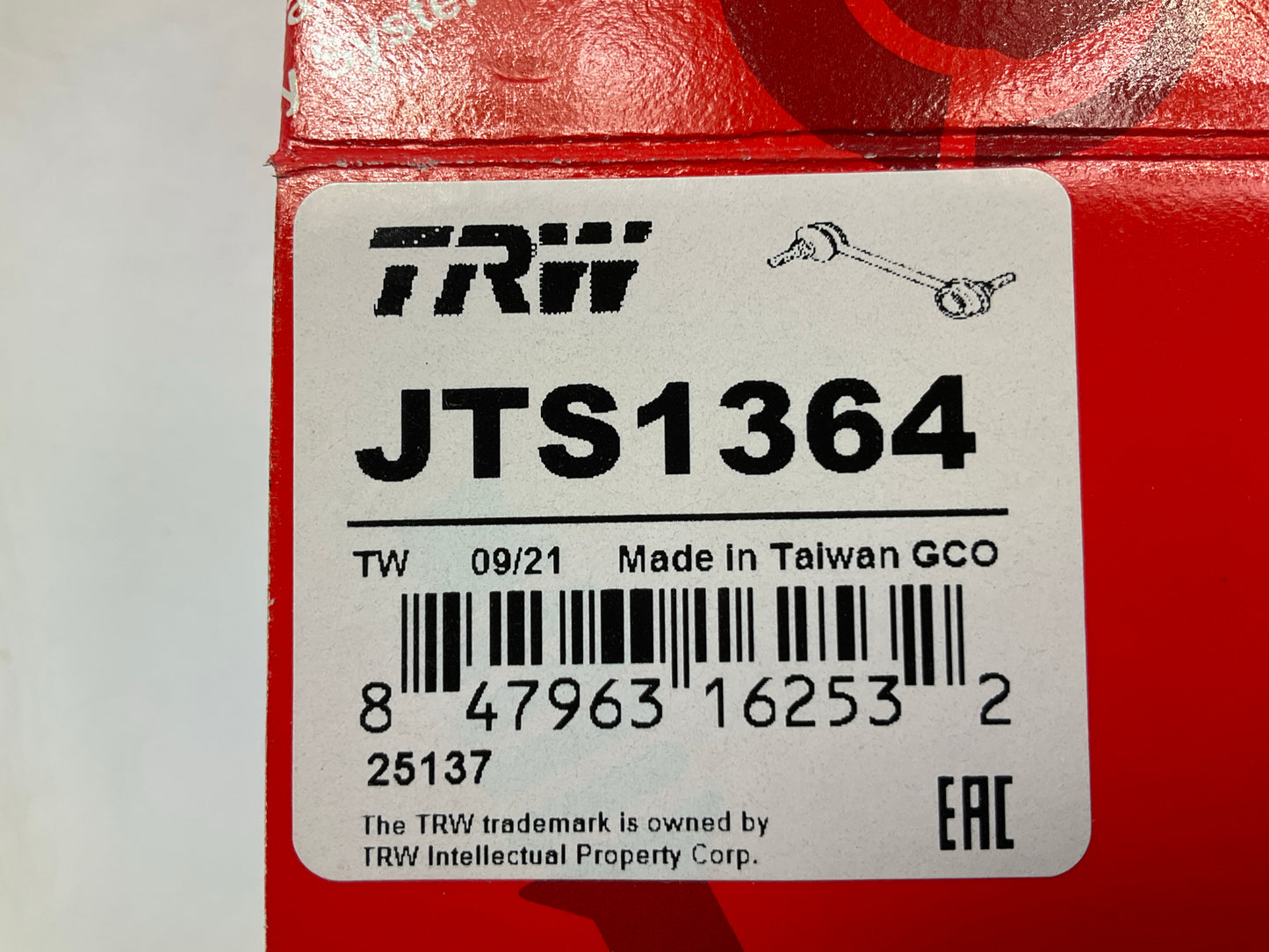 (2) TRW JTS1364 Front Stabilizer Sway Bar Link Kits - 2010-2016 Cadillac SRX
