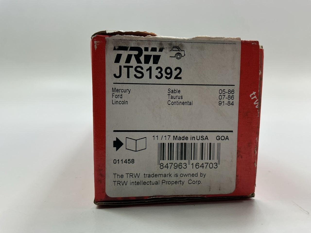 TRW JTS1392 Rear Suspension Stabilizer Sway Bar Link Kit