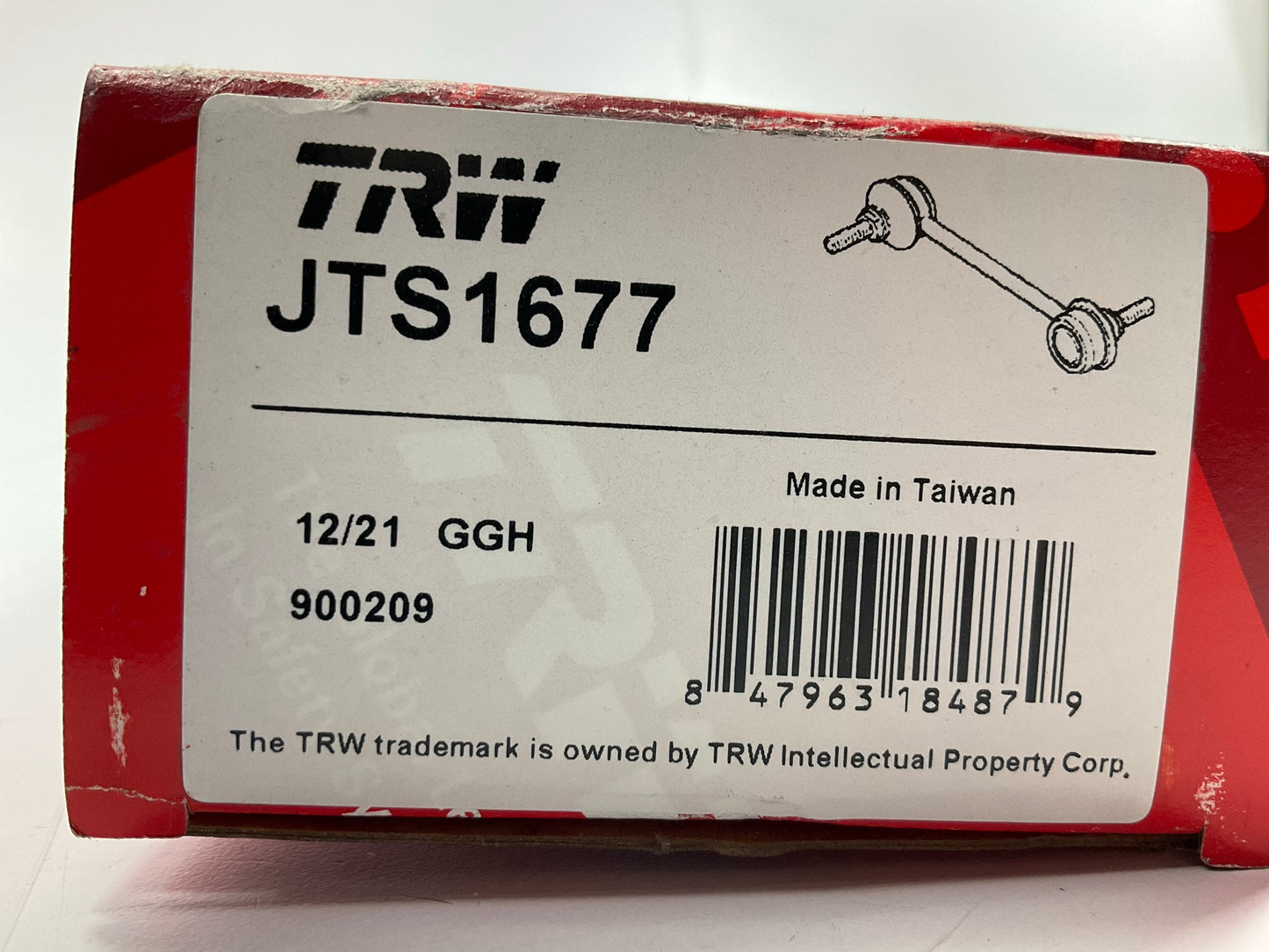 TRW JTS1677 Rear Left Suspension Stabilizer Sway Bar Link Kit