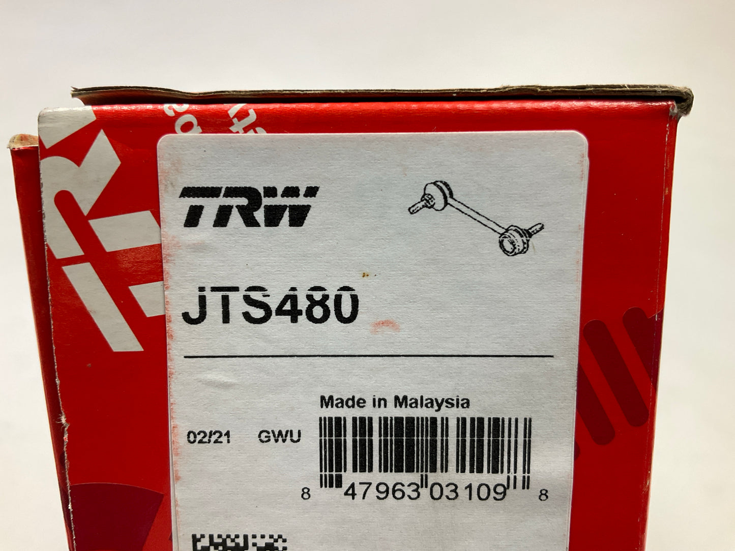 TRW JTS480 Front Left Suspension Stabilizer Sway Bar Link Kit