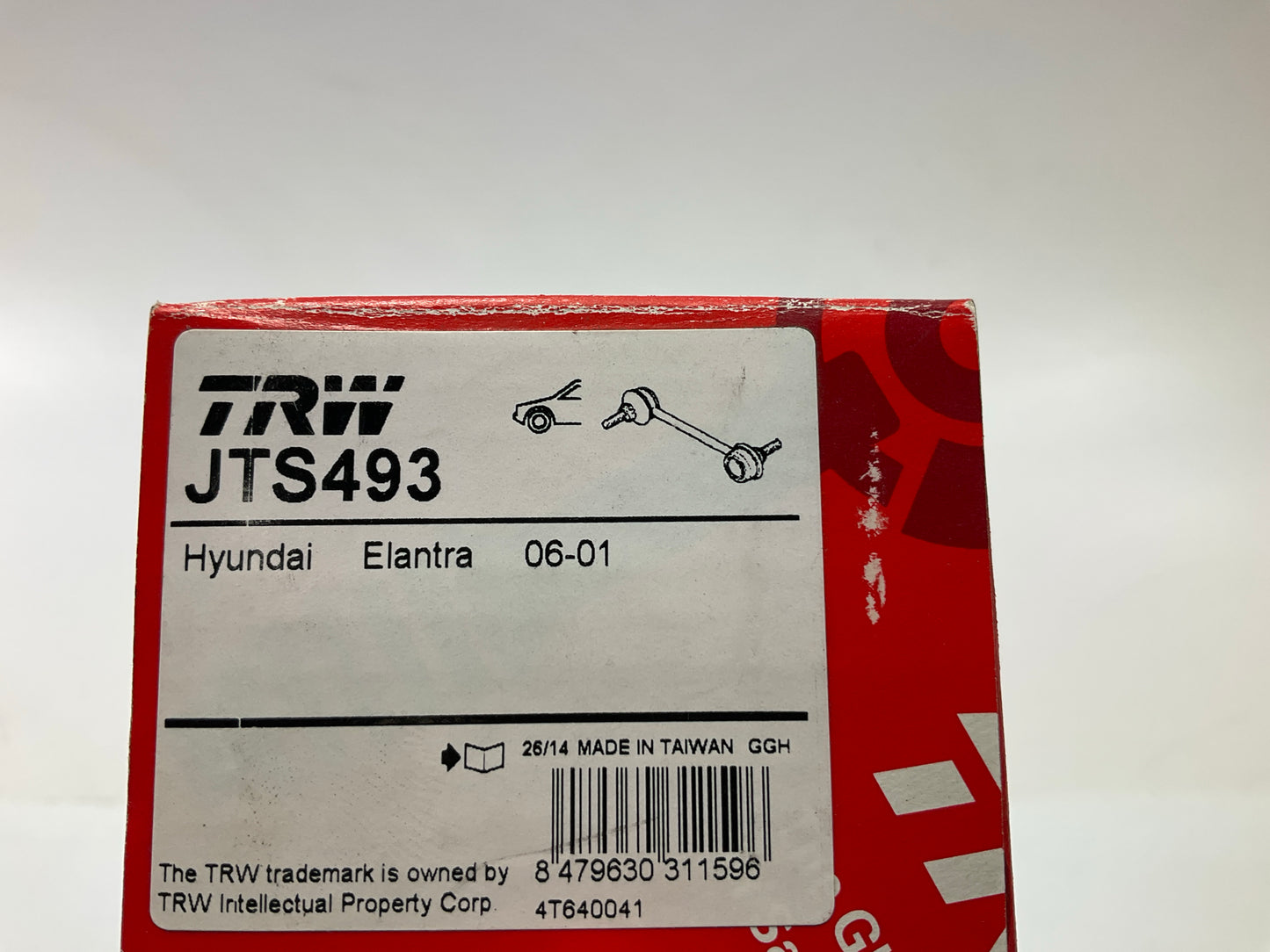 (2) TRW JTS493 Front Stabilizer Sway Bar Link Kit For 2001-2006 Hyundai Elantra