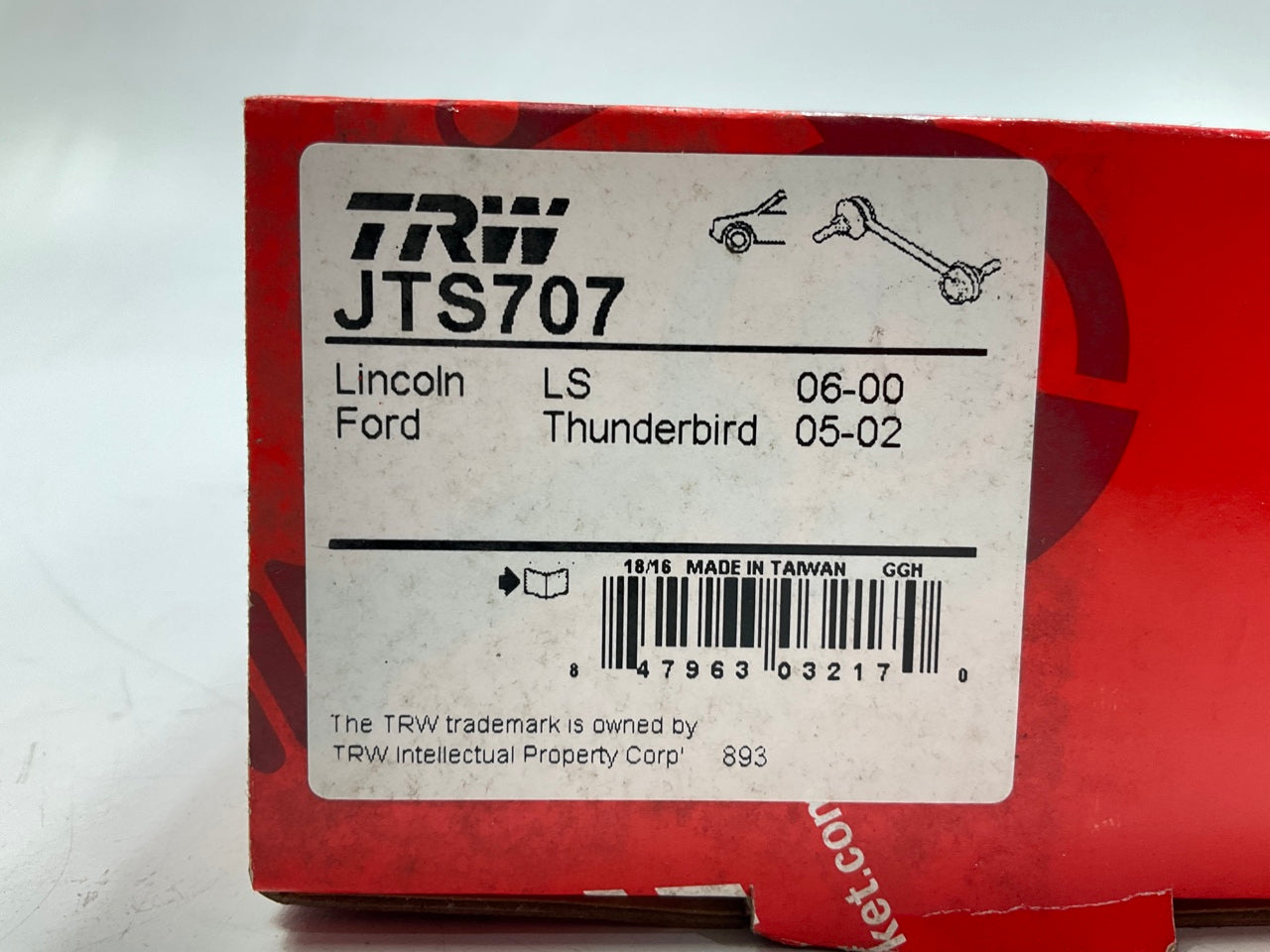 TRW JTS707 Front Suspension Stabilizer Sway Bar Link Kit