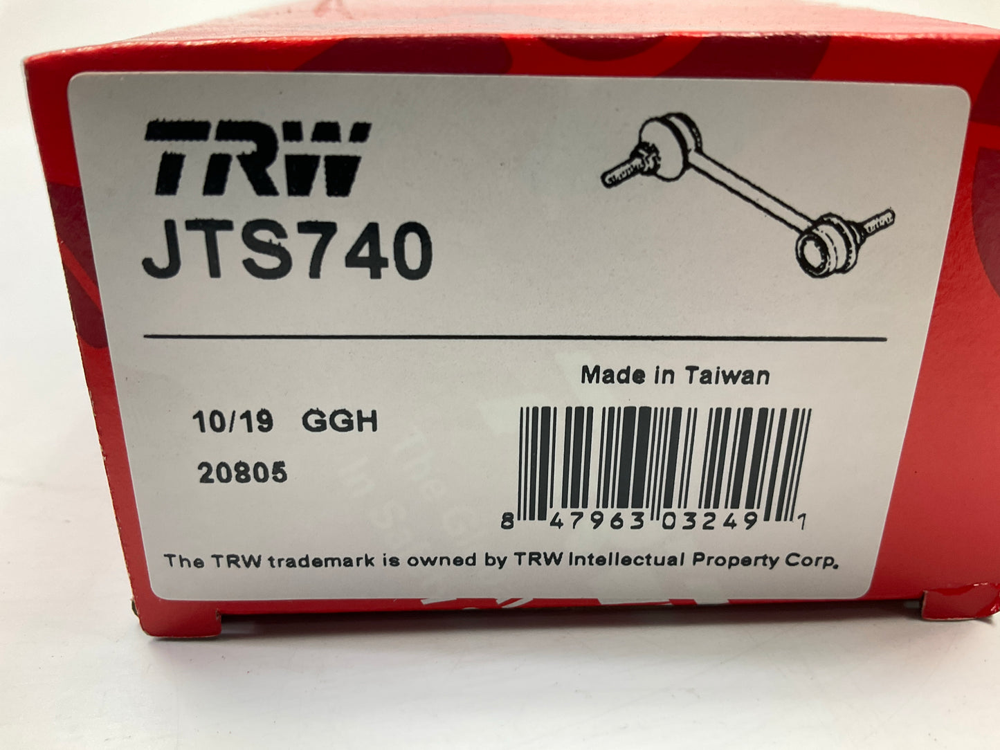 (2) TRW JTS740 Rear Stabilizer Sway Bar Link Kit For 1998-04 Intrepid, Concorde