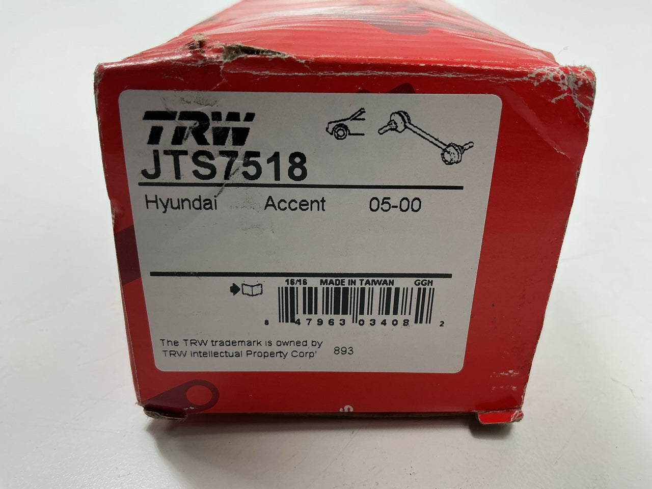 TRW JTS7518 Front Right Suspension Stabilizer Sway Bar Link Kit