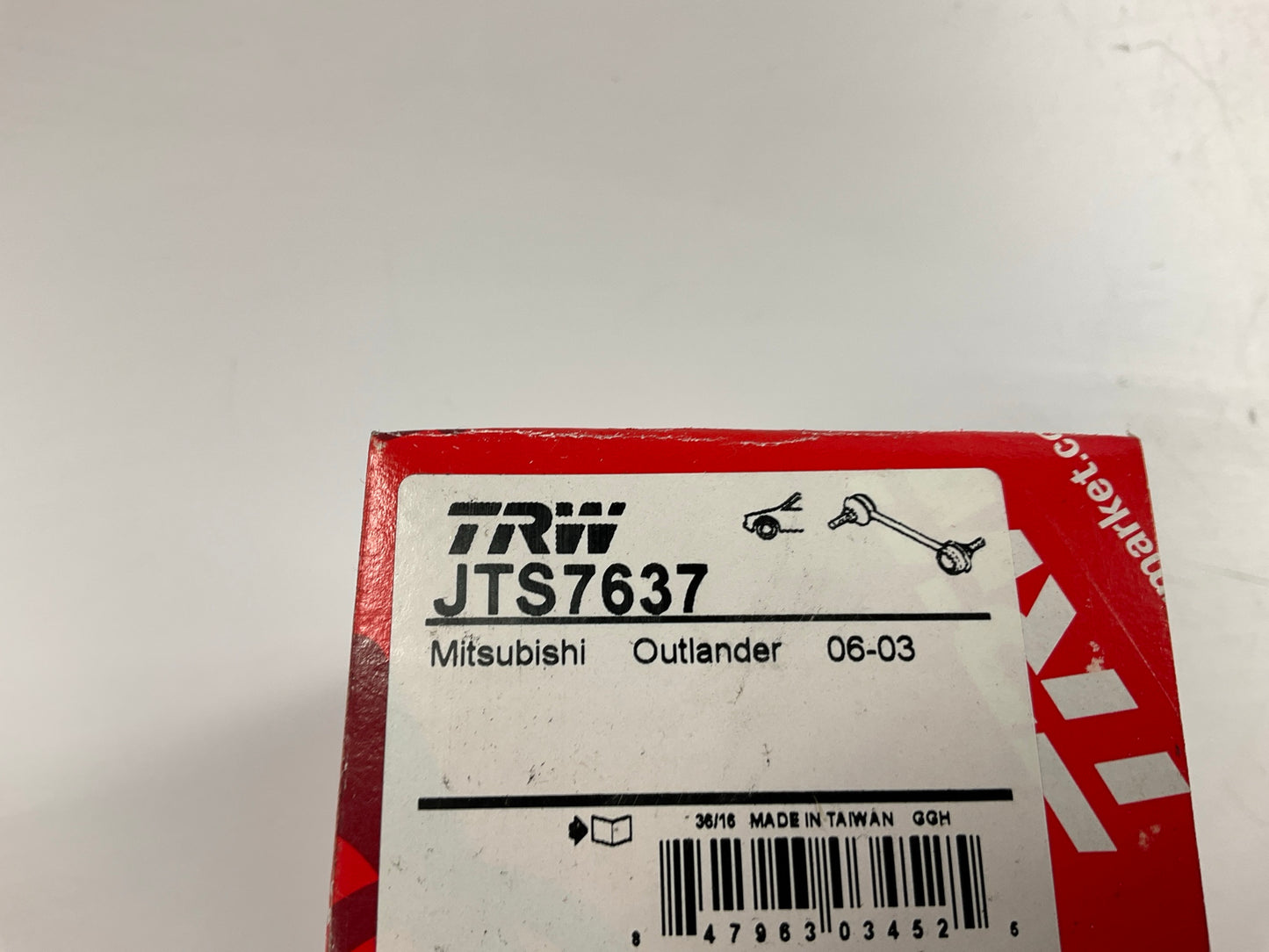 TRW JTS7637 Front Stabilizer Sway Bar Link Kit For 2003-06 Mitsubishi Outlander