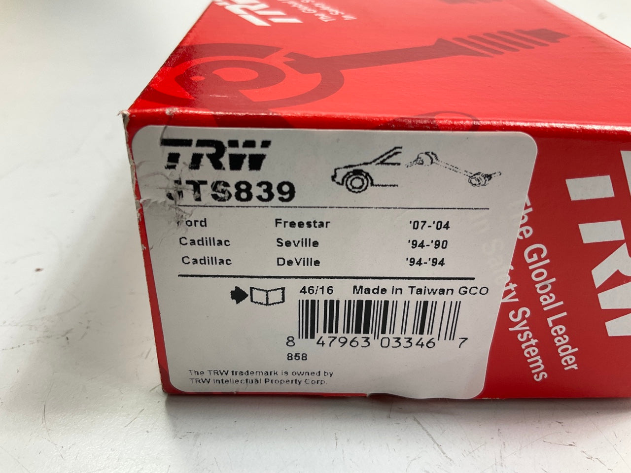 TRW JTS839 Front Suspension Stabilizer Sway Bar Link Kit